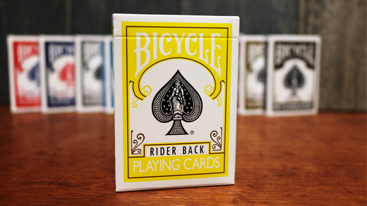 Yellow bicycle cards new arrivals