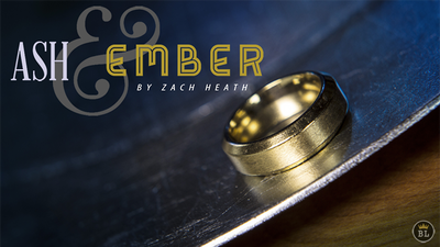 Ash and Ember Gold Beveled Size 12 (2 Rings) by Zach Heath - Trick